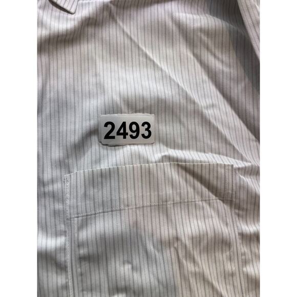 Brooks Brothers Shirt men 16.5 33 Slim Fit striped gray white long sleeve‎ - Picture 5 of 5